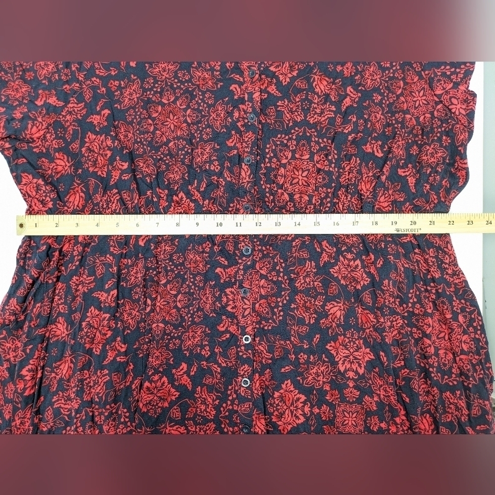 Torrid Midi Challis Shirt Dress size 5X - Picture 10 of 13